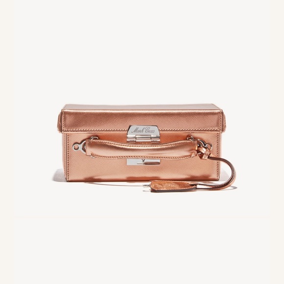 Mark Cross Grace small box bag in metallic nappa - Picture 2 of 4